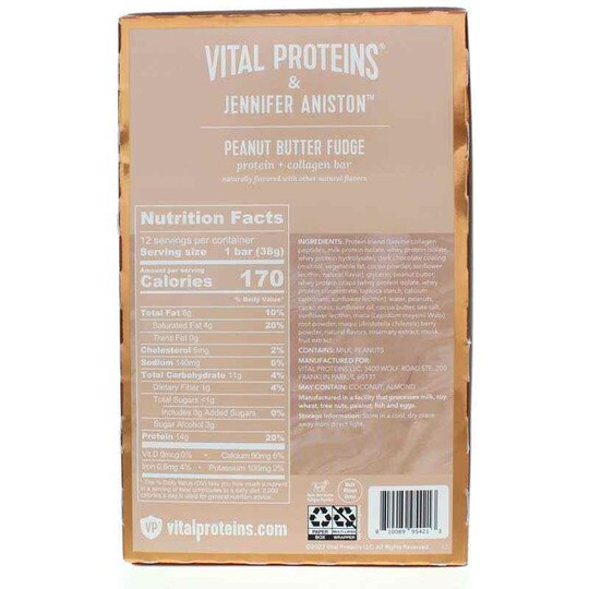 Jennifer Aniston Protein + Collagen Bar, VPS